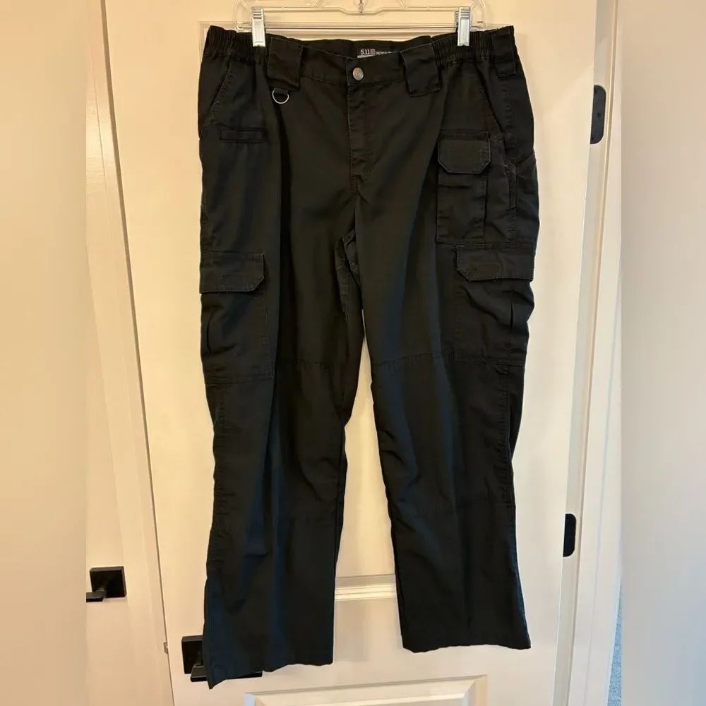 511 TACTICAL Taclite Pro Ripstop Cargo Pants Black Women’s 14 Mid-Rise 64360